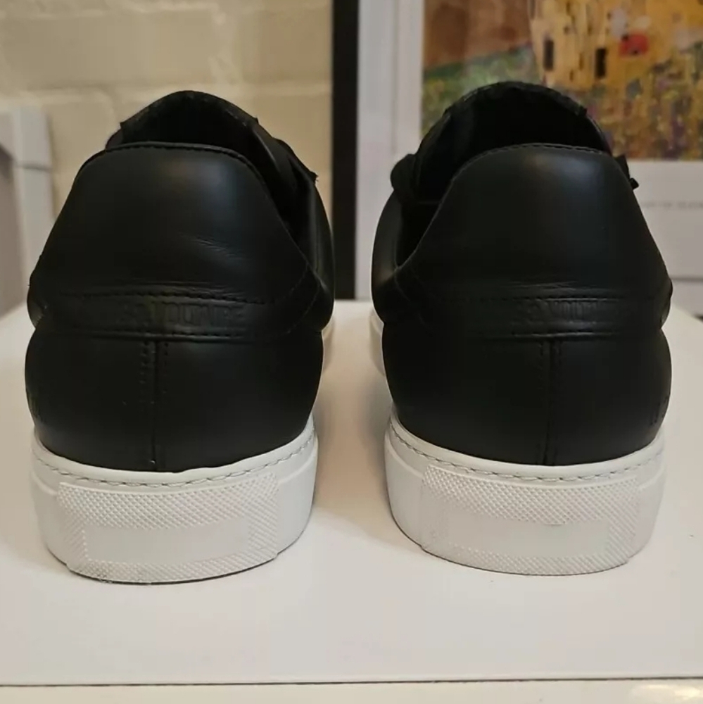 Zadig & Voltair Flash Leather Trainers for Men - Picture 7 of 13